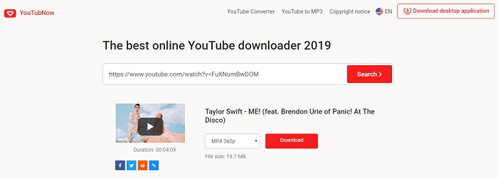 YouTubNow YouTube to MP3 Converter